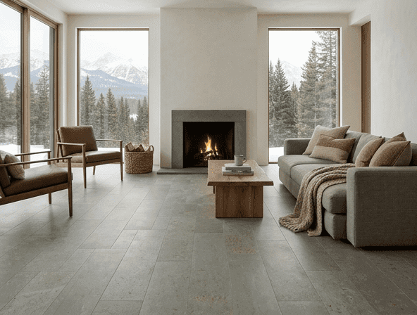 Cork flooring thermal performance - warm to bare feet in winter